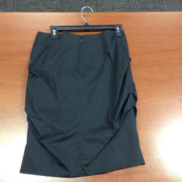 Shin Choi Ruched/pleated Asymmetric Pencil SKirt 4 - Picture 8 of 10